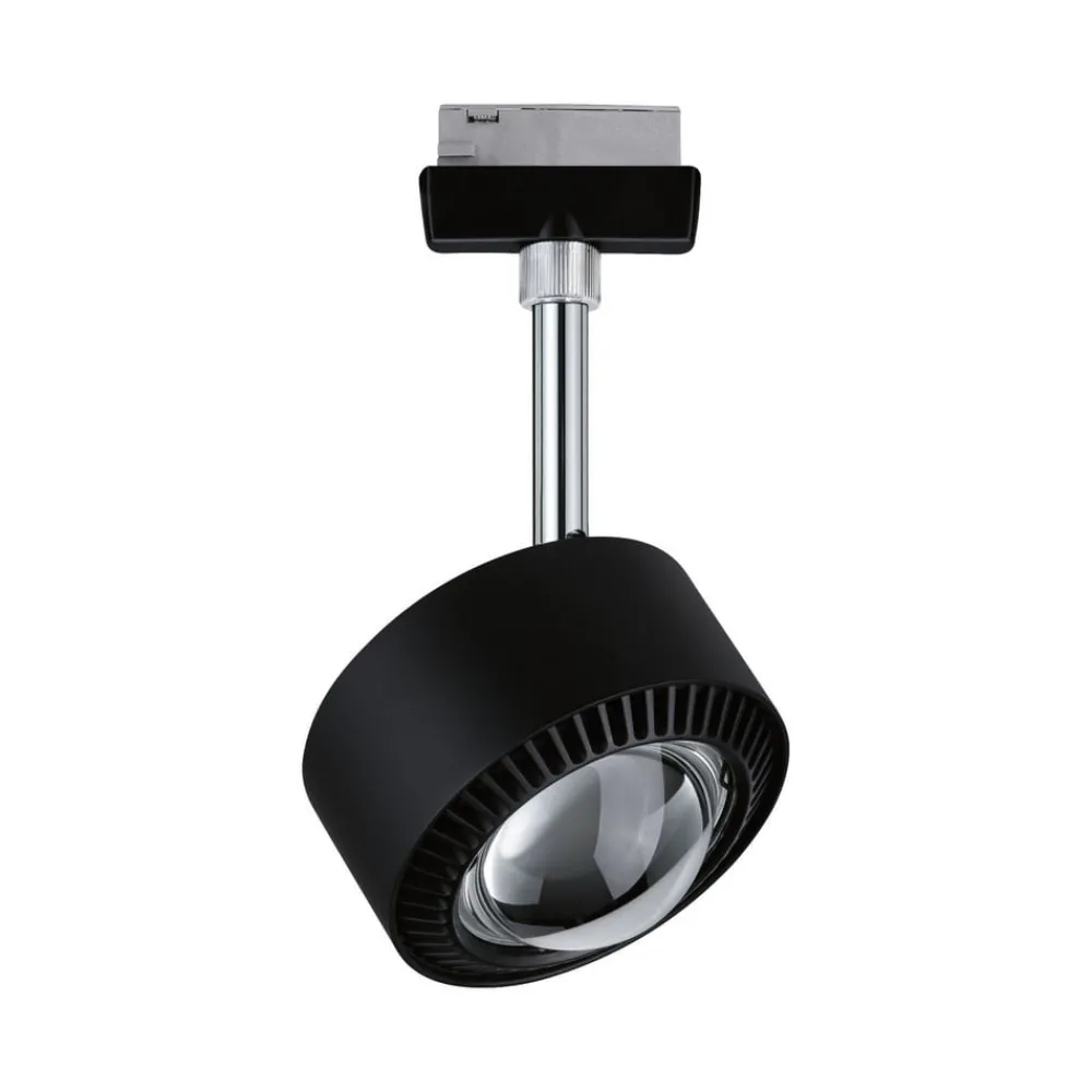 Paulmann Arbejdsrum/Kontor|Skinnesystem > URail Aldan LED-spotlight, sort mat, metal, CCT