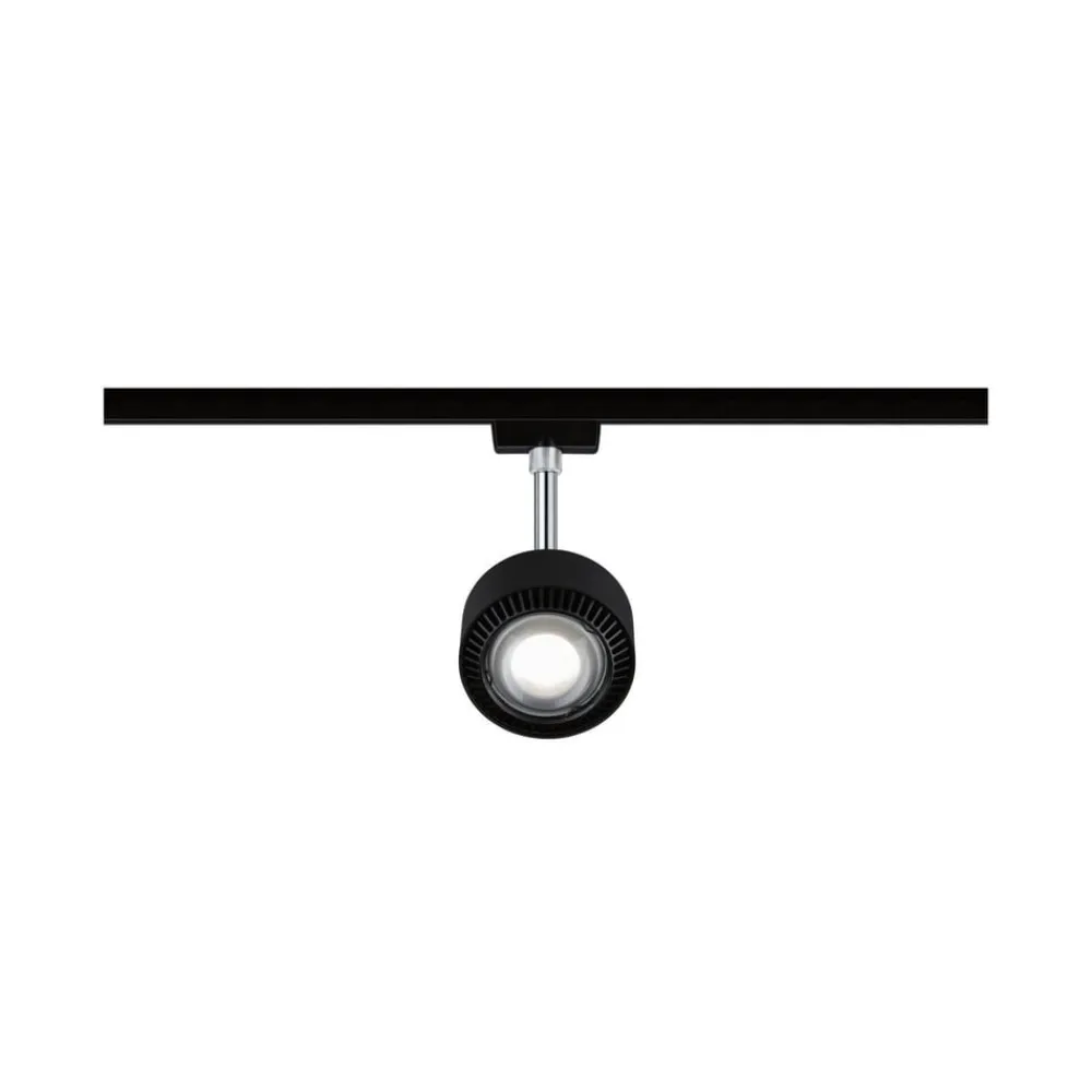 Paulmann Arbejdsrum/Kontor|Skinnesystem > URail Aldan LED-spotlight, sort mat, metal, CCT
