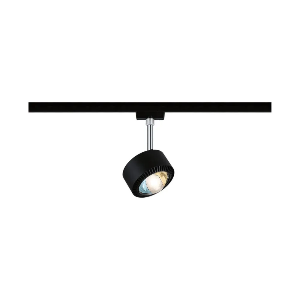 Paulmann Arbejdsrum/Kontor|Skinnesystem > URail Aldan LED-spotlight, sort mat, metal, CCT
