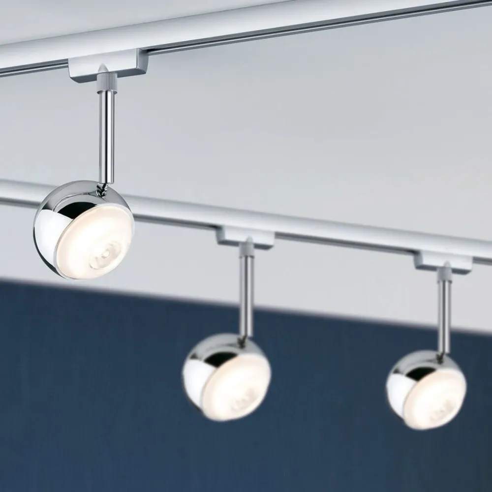 Skinnesystem ^ Paulmann URail Capsule II LED-spot, mat krom