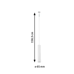 Paulmann Skinnesystem > URail Catalejo LED-pendellampe, mathvid