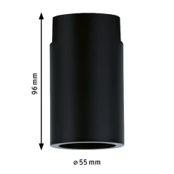 Paulmann Skinnesystem > URail Ceiling Socket E27, sort