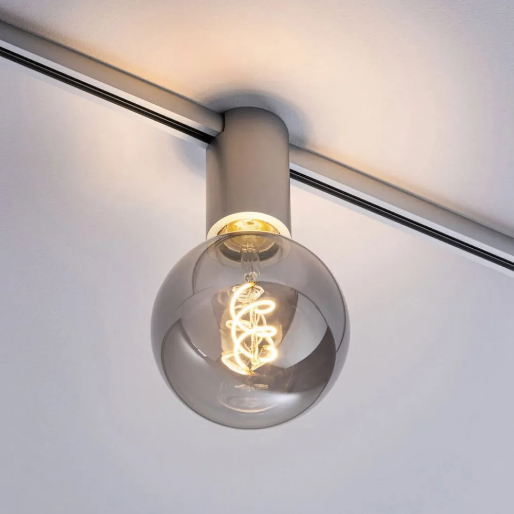 Skinnesystem ^ Paulmann URail Ceiling Socket E27, mat krom