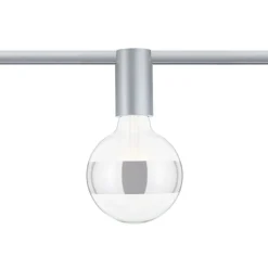 Skinnesystem ^ Paulmann URail Ceiling Socket E27, mat krom