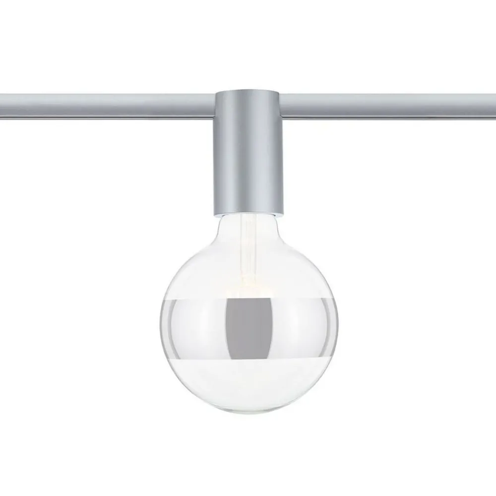Skinnesystem ^ Paulmann URail Ceiling Socket E27, mat krom