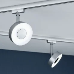 Paulmann Arbejdsrum/Kontor|Skinnesystem > URail Circle LED-spot rund 4.000 K krom