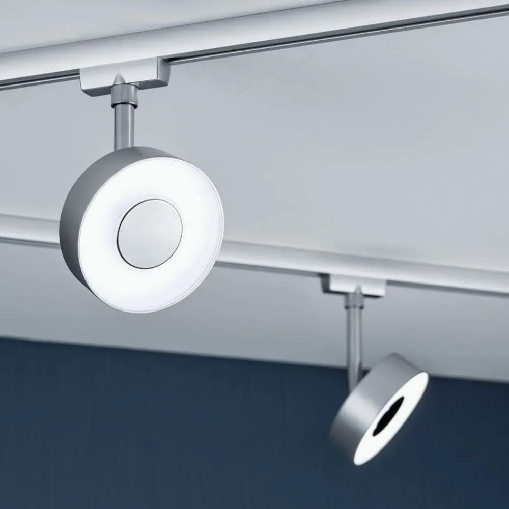 Paulmann Arbejdsrum/Kontor|Skinnesystem > URail Circle LED-spot rund 4.000 K krom