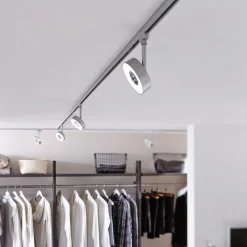 Paulmann Arbejdsrum/Kontor|Skinnesystem > URail Circle LED-spot rund 4.000 K krom