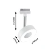 Paulmann Arbejdsrum/Kontor|Skinnesystem > URail Circle LED-spot, rundt, i hvidt