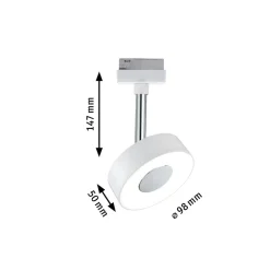 Paulmann Arbejdsrum/Kontor|Skinnesystem > URail Circle LED-spot, rundt, i hvidt