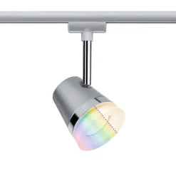 Skinnesystem ^ Paulmann URail Cone spot RGBW, mat krom, ZigBee