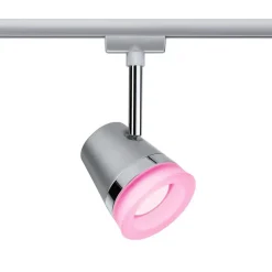 Skinnesystem ^ Paulmann URail Cone spot RGBW, mat krom, ZigBee