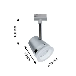 Paulmann Skinnesystem > URail Cone, ZigBee, CCT, mat krom
