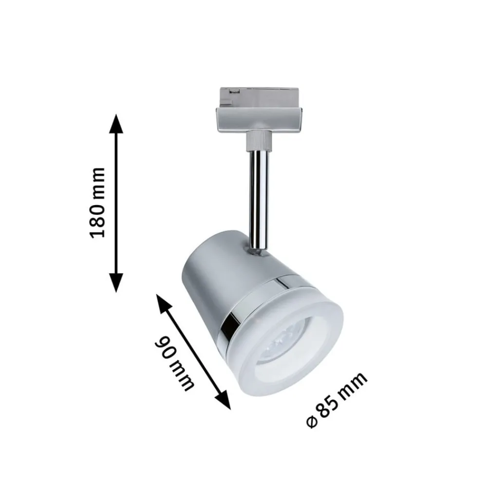 Paulmann Skinnesystem > URail Cone, ZigBee, CCT, mat krom