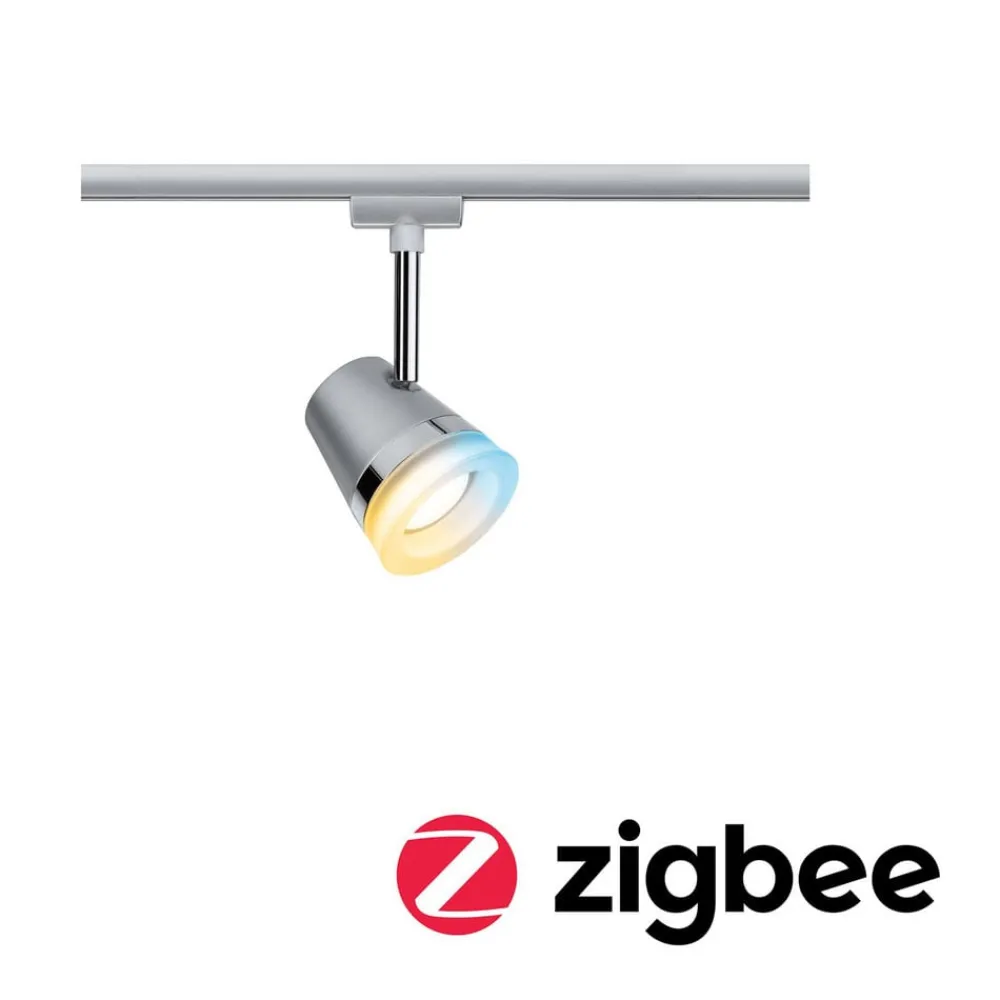 Paulmann Skinnesystem > URail Cone, ZigBee, CCT, mat krom