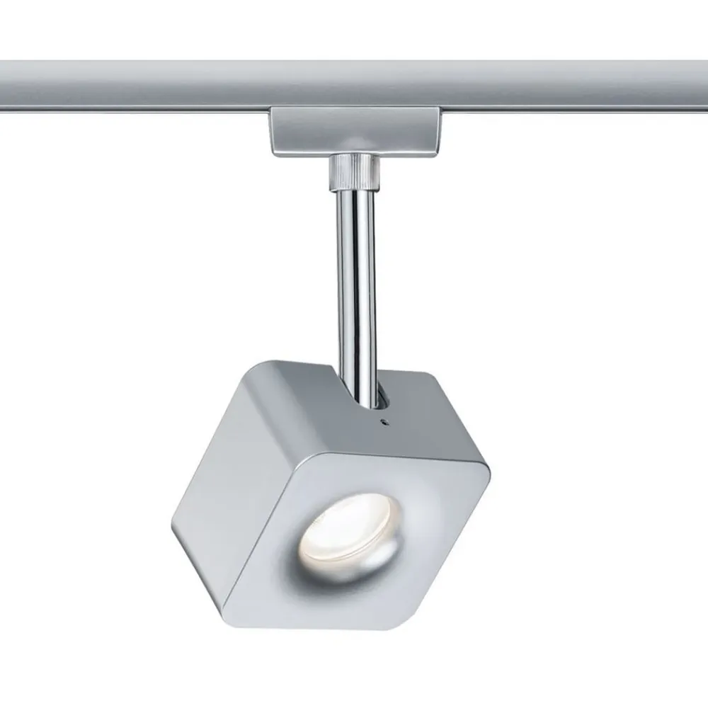 Skinnesystem ^ Paulmann URail Cube LED-spot, dæmpes 2.700 K krom
