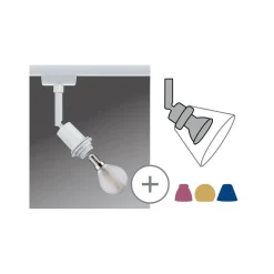 Skinnesystem ^ Paulmann URail DecoSystems spotlight E14, hvid