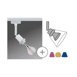 Skinnesystem ^ Paulmann URail DecoSystems spotlight E14, hvid