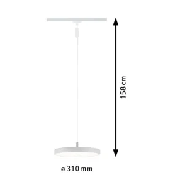 Paulmann Arbejdsrum/Kontor > URail Hildor LED-pendel 3.000K hvid