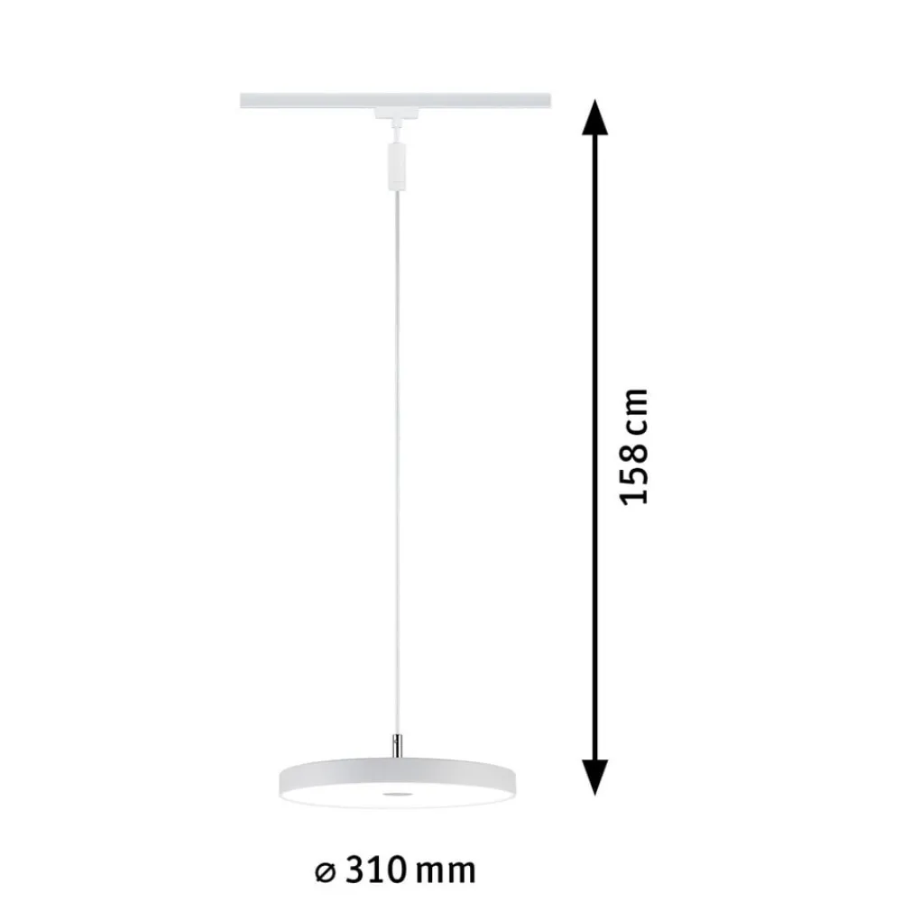Paulmann Skinnesystem > URail Hildor LED-pendel hvid 4.000 K