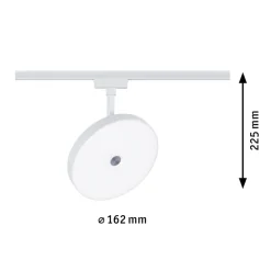 Paulmann Arbejdsrum/Kontor|Skinnesystem > URail Hildor LED-spot hvid 4.000 K