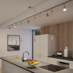Skinnesystem ^ Paulmann URail kabelføring Zigbee 1 m, krom mat