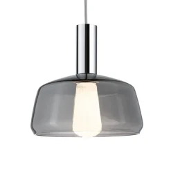 Paulmann Skinnesystem > URail lampeskærm Neila 2Easy, Ø 23 cm, røget glas