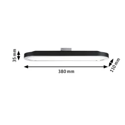 Paulmann Skinnesystem > URail LED-panel 7W 2.700 K mat sort
