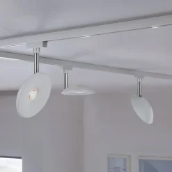 Paulmann Skinnesystem > URail LED-spot Sphere 2,700K krom