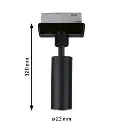 Skinnesystem ^ Paulmann URail pendeladapter Universal 50 W sort