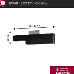 Skinnesystem ^ Paulmann URail skinneadapter Zigbee 3.0, sort mat