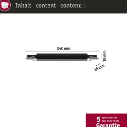 Skinnesystem ^ Paulmann URail skinneadapter Zigbee Dæmp/Switch sort