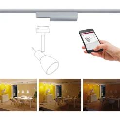 Skinnesystem ^ Paulmann URail skinneadapter, ZigBee, krom