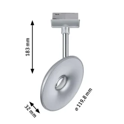 Skinnesystem ^ Paulmann URail Sphere LED-spot 4.000K krom