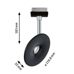 Paulmann Skinnesystem > URail Sphere LED-spot 4.000K sort