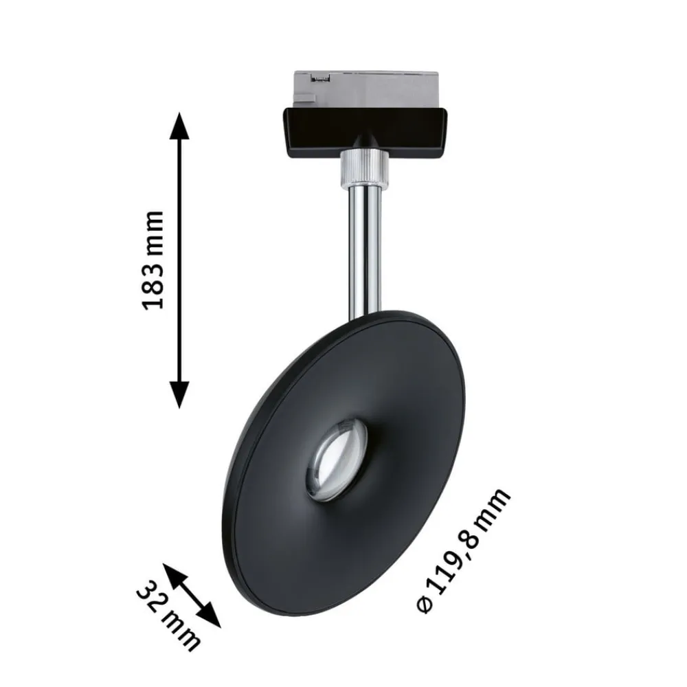 Paulmann Skinnesystem > URail Sphere LED-spot 4.000K sort