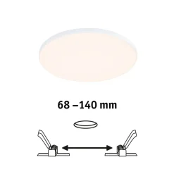 Loftlamper ^ Paulmann Veluna Edge IP44 3.000K dimm Ø 16cm