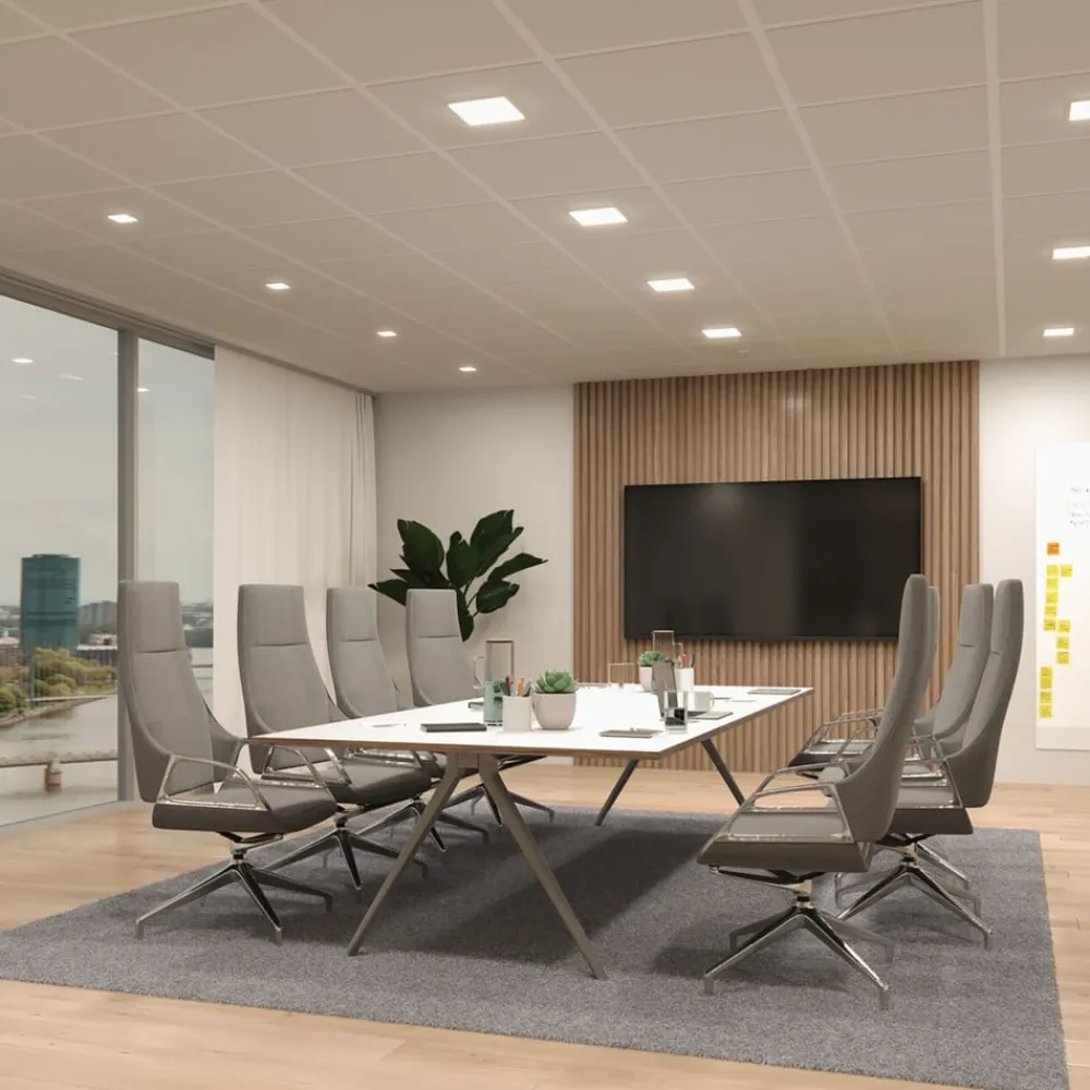 Paulmann Loftlamper|Indbygningsspots > Veluna Edge IP44 3000K dimm 9x9cm