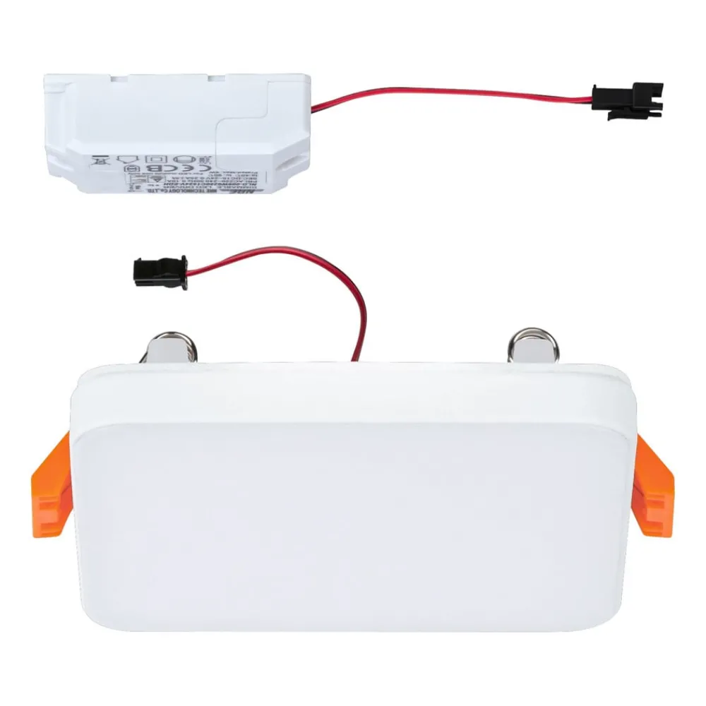 Paulmann Loftlamper|Indbygningsspots > Veluna Edge IP44 3000K dimm 9x9cm