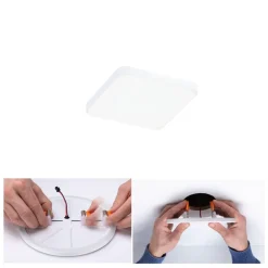 Paulmann Loftlamper|Indbygningsspots > Veluna Edge IP44 4000K dimm 9x9cm