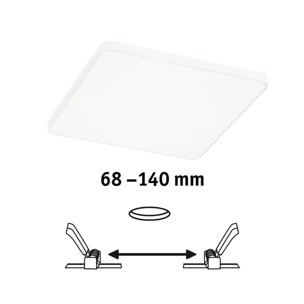 Paulmann Loftlamper > Veluna Edge IP44 4000K dimm 16x16cm