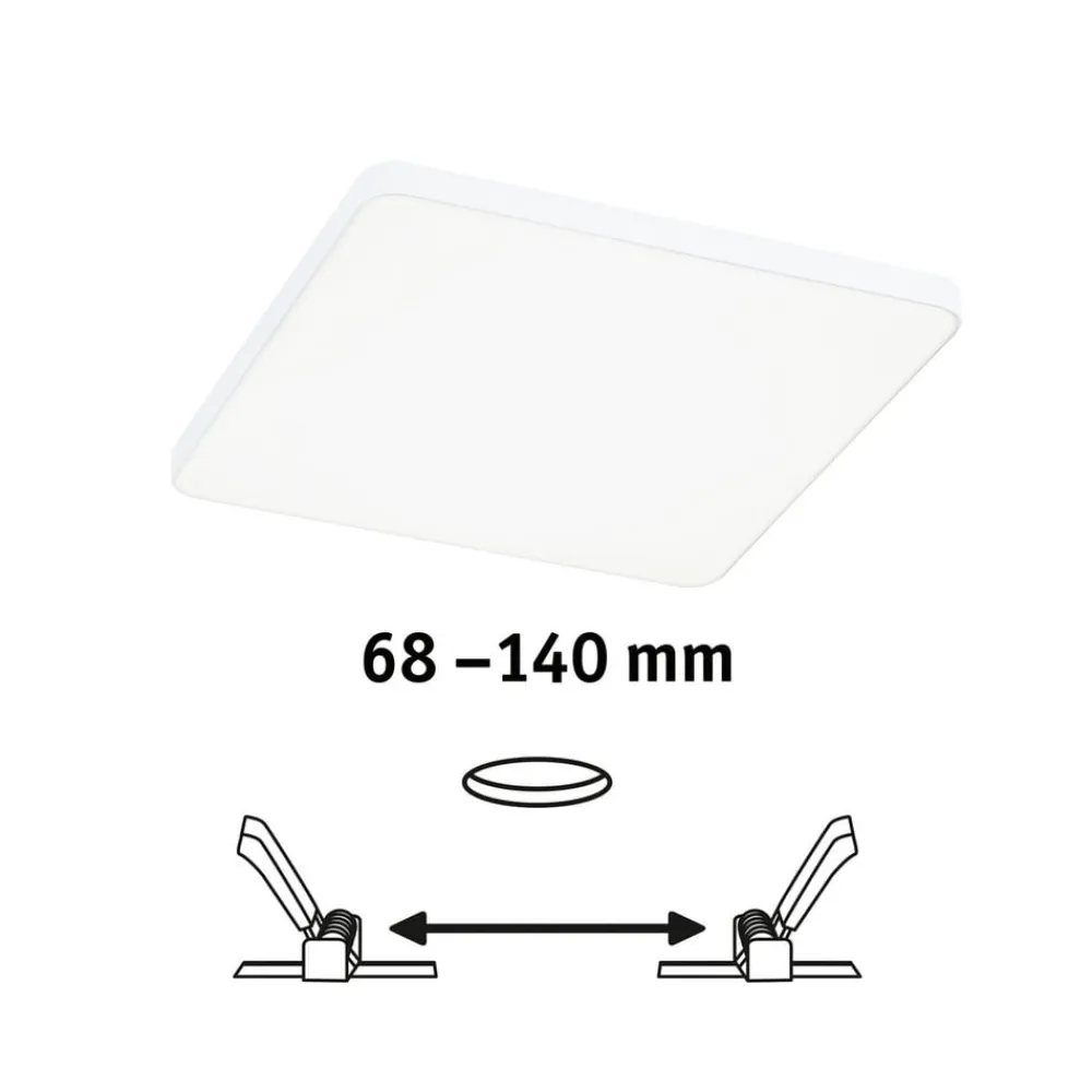 Paulmann Loftlamper > Veluna Edge IP44 4000K dimm 16x16cm