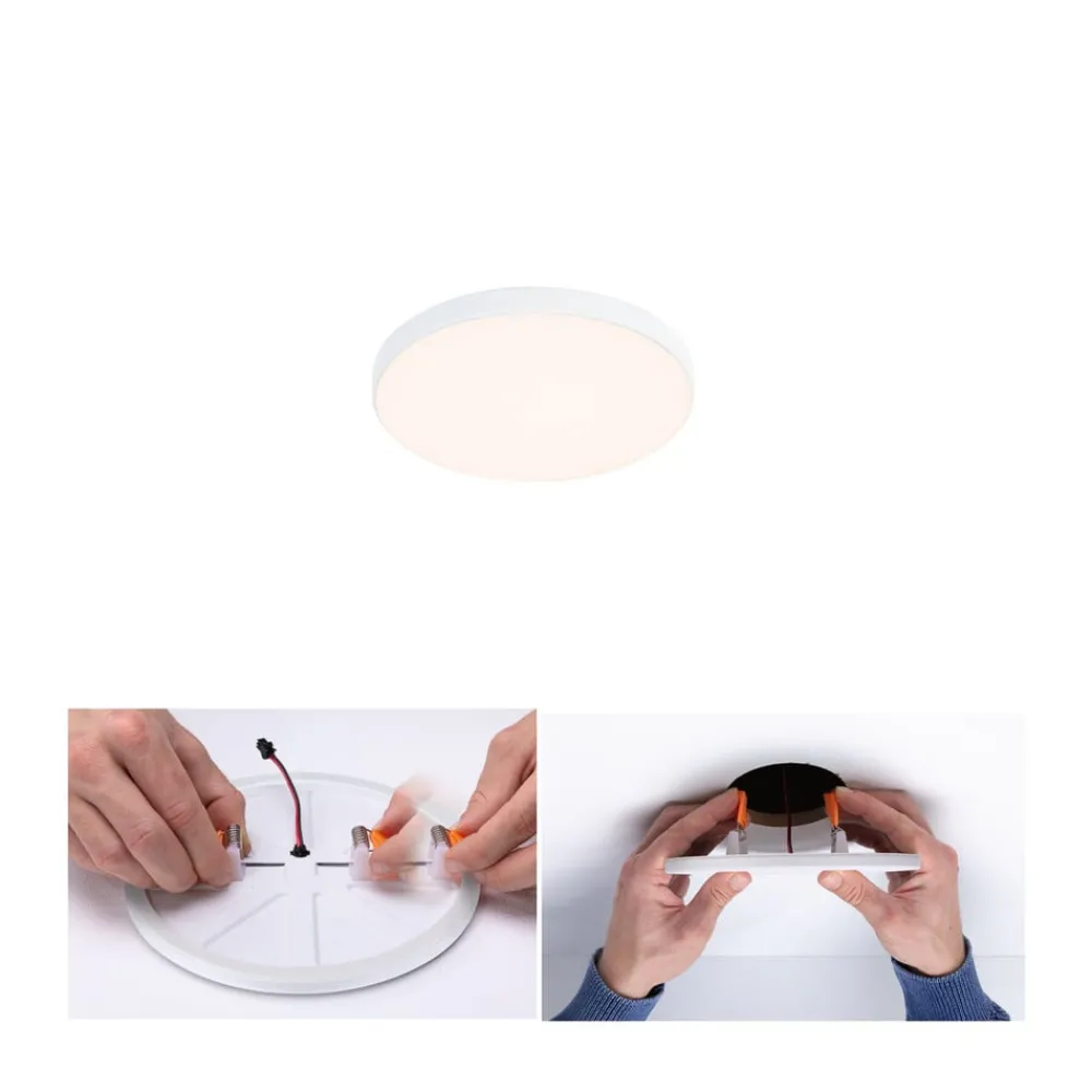 Paulmann Loftlamper|Indbygningsspots > Veluna Edge IP44 3.000K dimm Ø 9cm