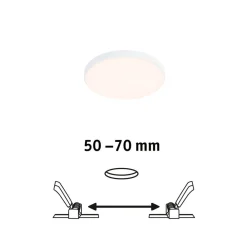 Paulmann Loftlamper|Indbygningsspots > Veluna Edge IP44 3.000K dimm Ø 9cm