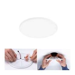 Paulmann Loftlamper > Veluna Edge LED indbygget IP44 4.000K Ø 16cm