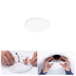 Paulmann Loftlamper|Indbygningsspots > Veluna Edge LED indbygget IP44 4.000K Ø 9cm