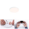 Paulmann Loftlamper|Indbygningsspots > Veluna Edge LED indbygget IP44 3.000K Ø 9cm