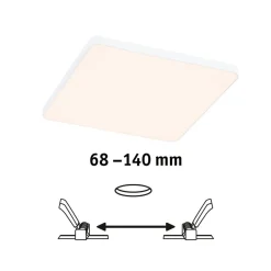 Paulmann Loftlamper > Veluna Edge LED indbygget IP44 3000K 16x16cm