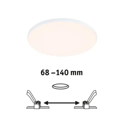 Paulmann Loftlamper|Indbygningsspots > Veluna Edge LED indbygget IP44 3.000K Ø 16cm