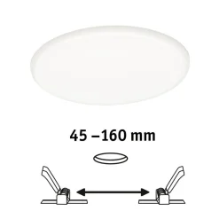 Loftlamper ^ Paulmann Veluna LED-indbygningslampe 4000K Ø18,5cm